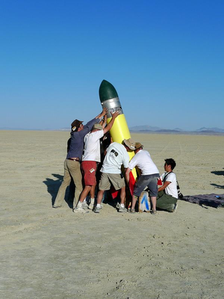 Illustration for article titled BALLS 17 Experimental Rocket Competition, In Photographs